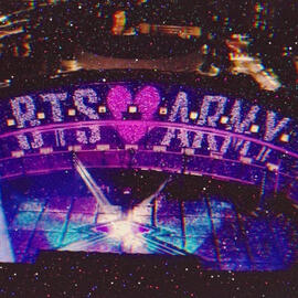 BTS♡ARMY army bomb lightshow at Seoul Olympic Stadium